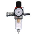 thumbnail image 1 of Air Compressor Filter with Pressure Gauge Pneumatic Filter Regulator Accessory, 1 of 4