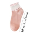 thumbnail image 3 of qolati Women Sheer Ankle Socks Elastic See Throughs Crew Socks Summer Thin Mesh Lace Jacquards Socks Cute Cottagecore Accessories, 3 of 4