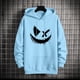 thumbnail image 4 of Sudadera con capucha para mujer, estampada, cuello redondo, manga larga, sudadera con capucha, camiseta, blusa, blusa de poliéster para hombre, 4 of 5
