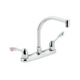 thumbnail image 2 of Moen Commercial Two-Handle Kitchen Faucet, Chrome Plated, 2 of 2