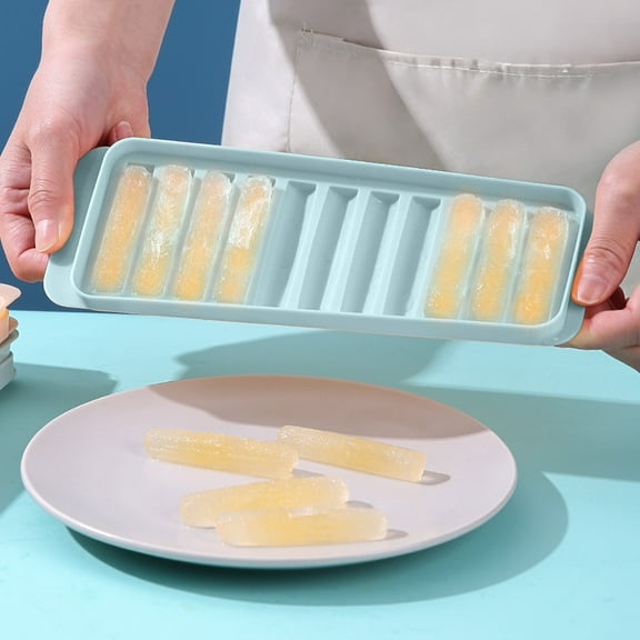 Aodebiao Trays, Narrow Water Bottle Tray Stick, Silicone Ice Trays for Freezer with Easy Push and Pop Out Material, Ideal for Sports and Water Bottles