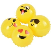 US Toy GS863 Emoji Knobby Balls - Pack of 12