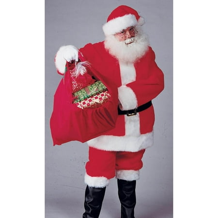 Adult Santa Suit Wig and Beard Regal Plush