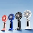 Silicone Shaped Mini Fan Portable And Convenient Cool For Your Neck And