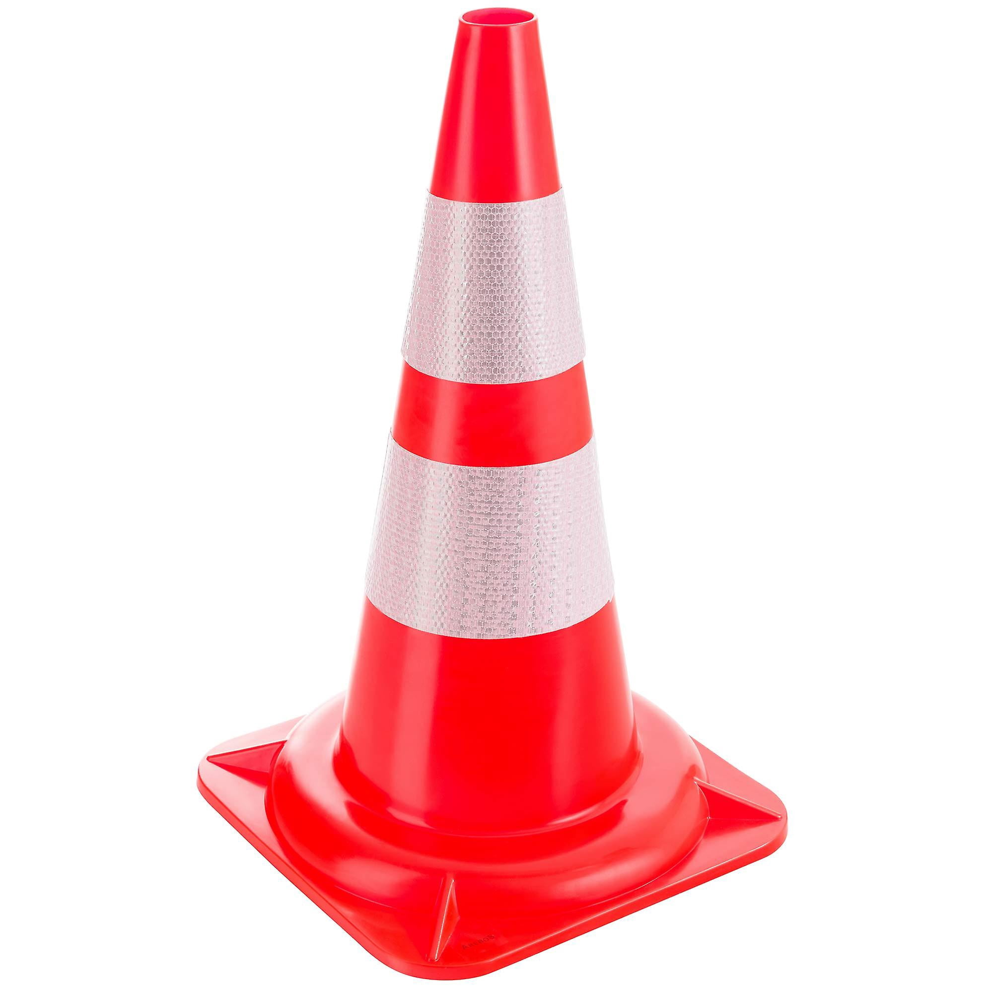 Cône De Sécurité Pliable Orange 23 Cm - Pour Entraînement Sportif, Jeux Enfants - Conçu Pour Réduire Les Risques De Chute - 9