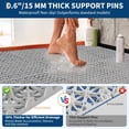 thumbnail image 1 of Kojooin 50 Pack Interlocking Floor Tiles, 12 in Soft PVC Non-Slip Drainage Mats for Gym, Garage or Poolside, 1 of 8