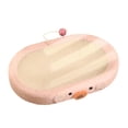 thumbnail image 1 of Rascador para gatos, cama ovalada, tapete para rascar, protección para muebles, pelota de juego de yute y sisal para gatos, relajación y cuidado de uñ, 1 of 10