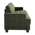 thumbnail image 5 of BLAZANT 89" Extra Deep Seats Oversize, Chenille Fabric 3 Seater Sofa for Living Room, Modern Couch and Sofa, Comfy Armrests and Seats and Backrests, Easy Installation,Green, 5 of 14
