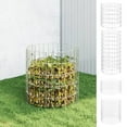 thumbnail image 3 of vidaXL Garden Composter &Oslash;39.4"x39.4" Galvanized Steel, 3 of 15