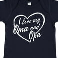 thumbnail image 4 of Inktastic I Love My Oma and Opa in White Chalk Heart Boys or Girls Baby Bodysuit, 4 of 5