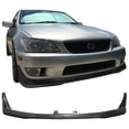 thumbnail image 2 of Ikon Motorsports Front Bumper Lip Compatible With 2001-2005 Lexus IS300 Sedan 4-Door TRD T-R Style Carbon Fiber CF PU Air Dam Chin Diffuser Front Bumper Splitter, 2 of 5