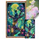 thumbnail image 1 of Hilo Algodón Ecológico Bordado Punto Cruz Gato Halloween Con 11CT 40x70cm, 1 of 9