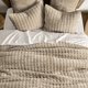 thumbnail image 3 of Juego de edredón RECYCO Luxury Velvet King Size Urban Taupe, 3 of 7