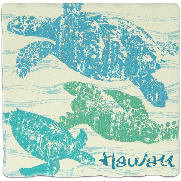 Souvenir Wood Honu Sandstone Coaster