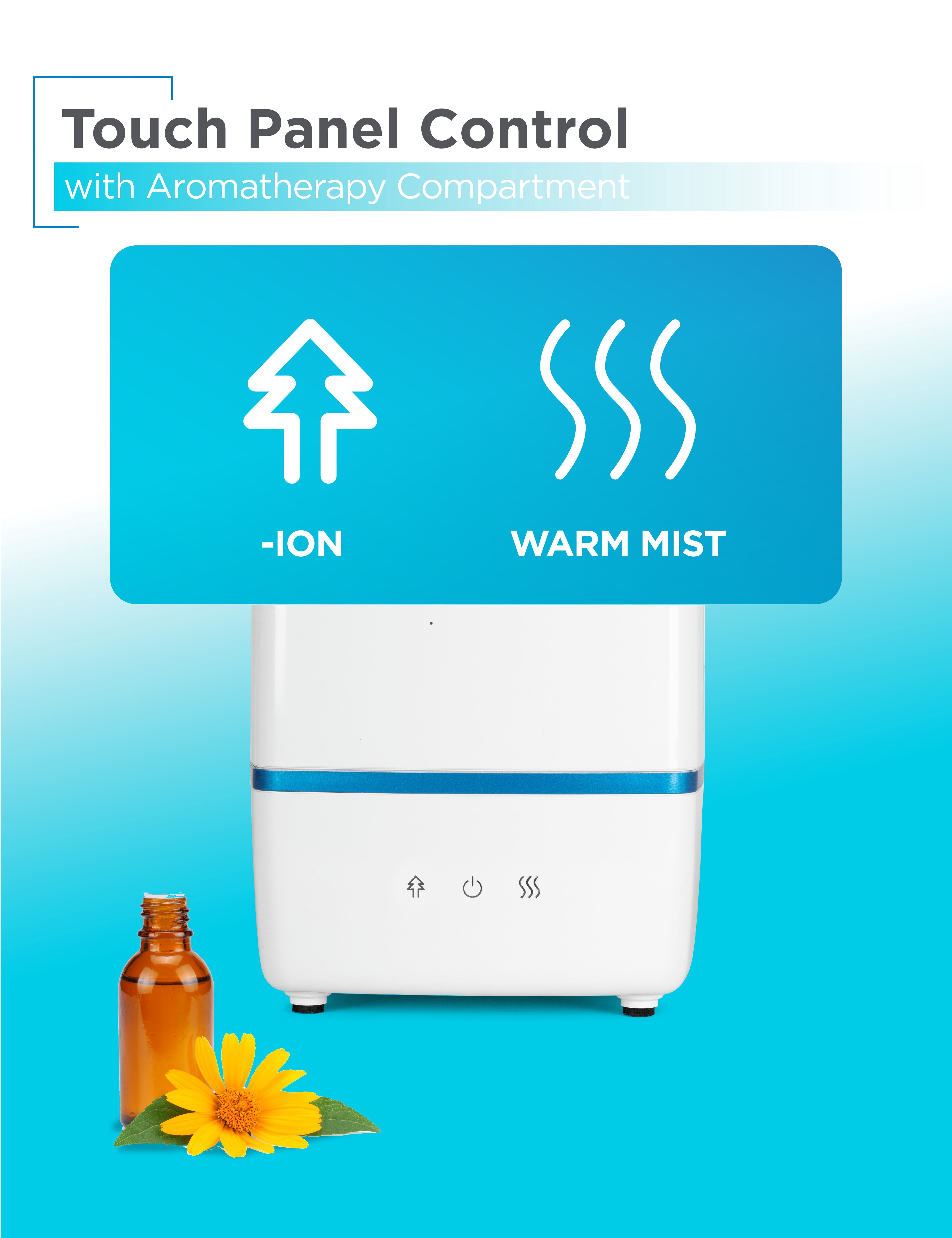 Commercial Cool BUHW50 B&d Humidifier 1.32 Gallon