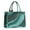 Teal Gold Marble, variant on Large Capacity Tote Bag,Teal Gold Marble Wave Pattern Handbag Fashion Luxury Tote Bag,15.7"x13"x 5.1" Inches,Laptop Compatible