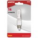 thumbnail image 2 of Bombilla Satco S3484 75 W, base T4 E11, 7 cm, transparente, 120 V, 2 of 2