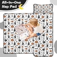 thumbnail image 4 of White Halloween Witch Pumpkin Pattern Toddler Nap Mats for Kids Preschool,50"x20" Sleeping Mat Bag or Kids,Toddler Sleeping Bag,Toddler Nap Mat or Daycare, 4 of 6