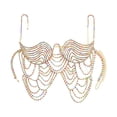 thumbnail image 4 of Fashion Rhinestone Body Chain Jewelry Women Girls Summer Costume Bikini Jewelry Yuyangstore Cadena del cuerpo, 4 of 7