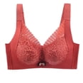 thumbnail image 5 of Ropa interior de algodón elástico Q sin anillo de acero, sujetador pequeño fruncido ajustable, engrosado, para agrandar el pecho, accesorio para sujetador de soporte superior del pecho, 5 of 5