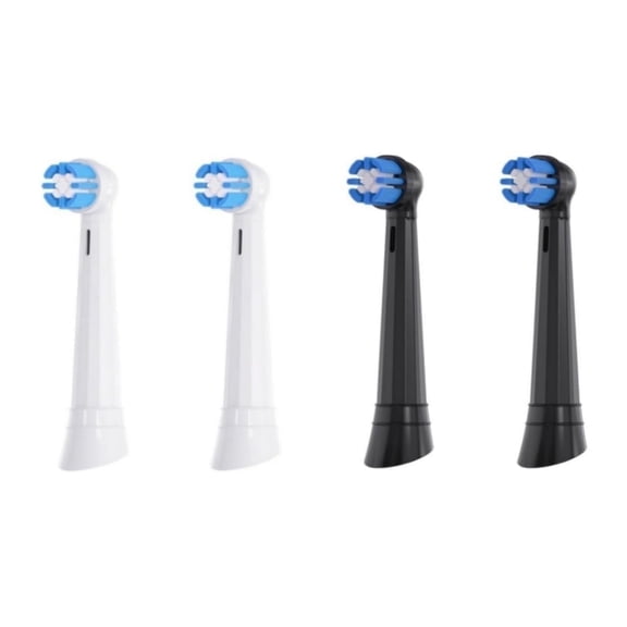 For Oral B iO 10 9 8 7 6 5 4 3 SeriesToothbrush, Soft Bristles,4PC 2White 2Black Brush Heads Toothbrush Replacement Heads for Oral-B iO Series Electric Toothbrush