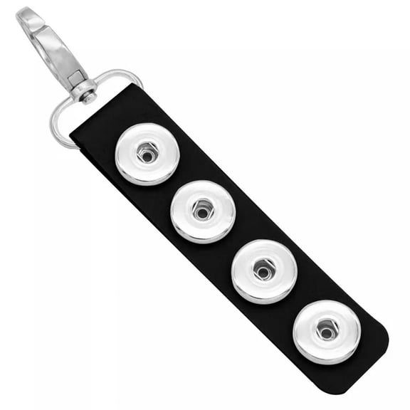 Choose Color | 4 Keychain Car Ring Snap Jewelry Fits 18MM 20MM Ginger Charm Buttons