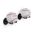 thumbnail image 4 of Wallniture Sporta Baseball Bat Display Rack for Man Cave Decor and Sports Memorabilia, Black, Set of 2, 4 of 8