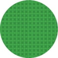thumbnail image 1 of Ahgly Company Indoor Round Patterned Lime Green Area Rugs, 7' Round, 1 of 6