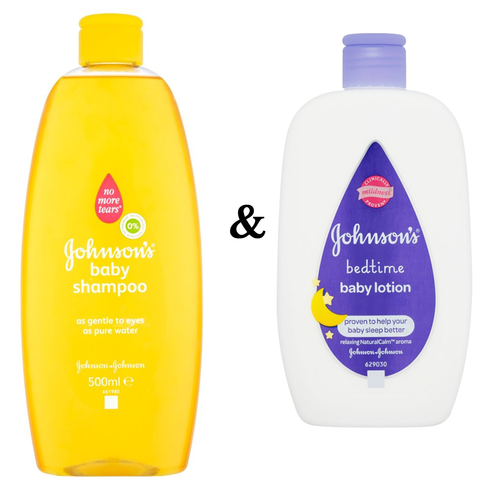 Johnsons Baby Shampoo & Johnsons Baby Bedtime Lotion 300 Ml By Johnson