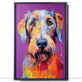 thumbnail image 2 of Irish Wolfhound Canvas Wall Art Famous Oil Paintings Monets Watercolor Dog Canvas Funny Dog Canvas Floral Print Abstract Farmhouse Gallery Aesthetic Room Decor for Bedroom Bathroom, 2 of 6