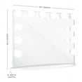 thumbnail image 2 of Impressions Vanity Hollywood Glow Plus Vanity Mirror with Lights and Detachable Base (Champagne Gold), 2 of 8