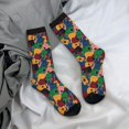 thumbnail image 5 of Vsdgher Colored Guitars Crew Socks for Men & Women, Breathable Casual Athletic Ankle Socks, 5 of 6