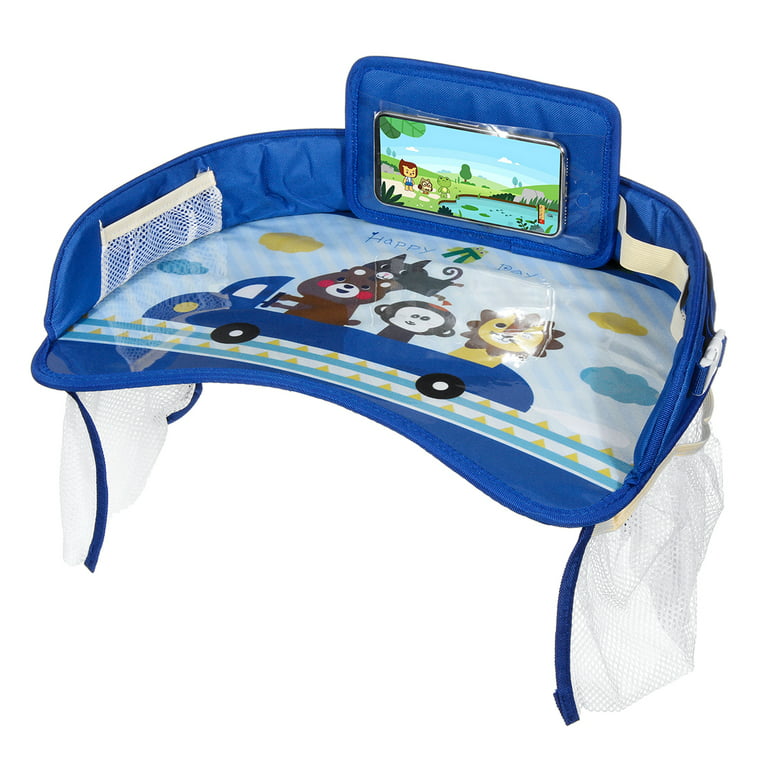Waterproof Travel Children's Activity Tray with Side Walls and