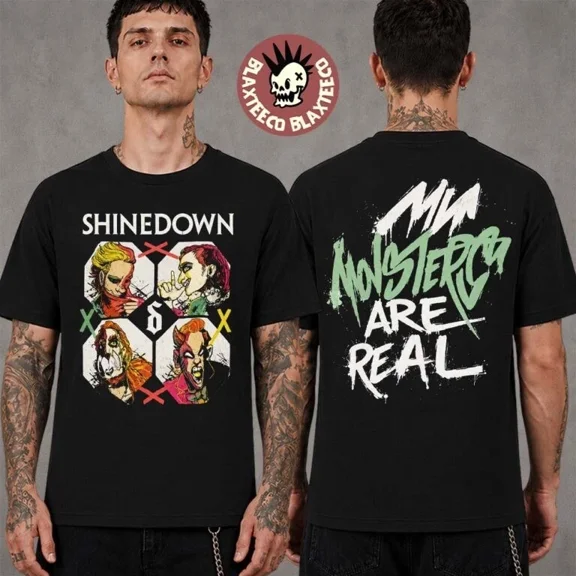 Shinedown Dance Kid Dance Act II 2026 Tour Band Comics Style T-shirt