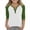 Army Green, variant on Efsteb Girls Tops Casual 3/4 Sleeve V-Neck Color Block Print Comfy Button Tshirts Lightweight for Holidays(Army Green,11 Years)
