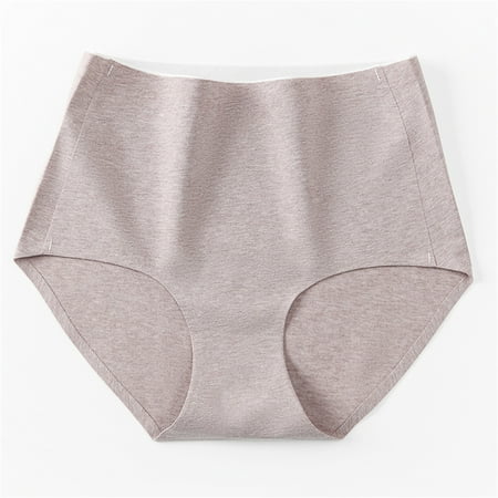 

eczipvz Womens Panties Womens Abdominal Low Waist Seamless Elastic T Pants Seamless Solid Color Waist Panties B L