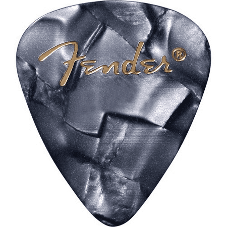 UPC 717669134327 product image for Fender 351 Premium Celluloid Guitar Picks, 12 Pack, Black Moto, Heavy | upcitemdb.com