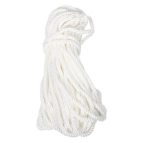 PTOOTP Marine Grade White Nylon Rope for Boat Docking Reliable Dock Line for Mooring and Anchoring