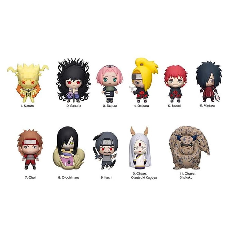 Monogram Naruto Shippuden Series 6 3D Foam Bag Clip Keychain