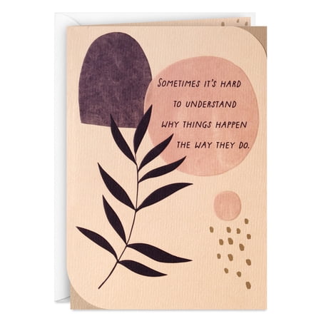 Hallmark Sympathy Card (Sometimes It's Hard To Understand)