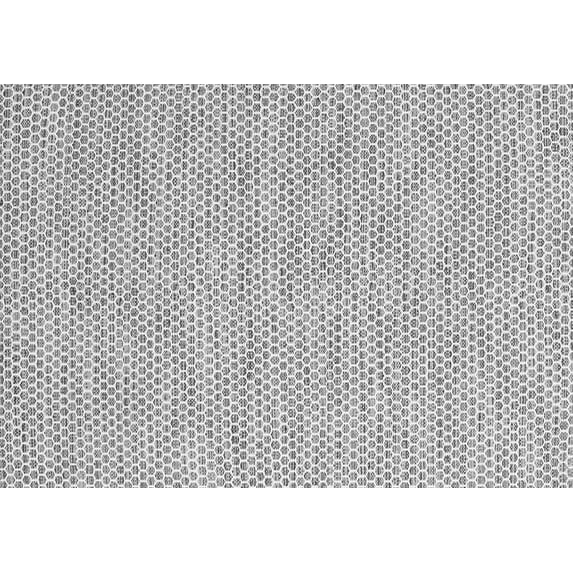 Ahgly Company Indoor Rectangle Abstract Gray Contemporary Area Rugs, 6' x 9'