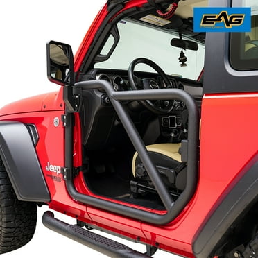 EAG 2” Steel Tube Door with Mirror Fit for 18-21 Wrangler JL 2 Door / 20-21 Gladiator JT Front Door