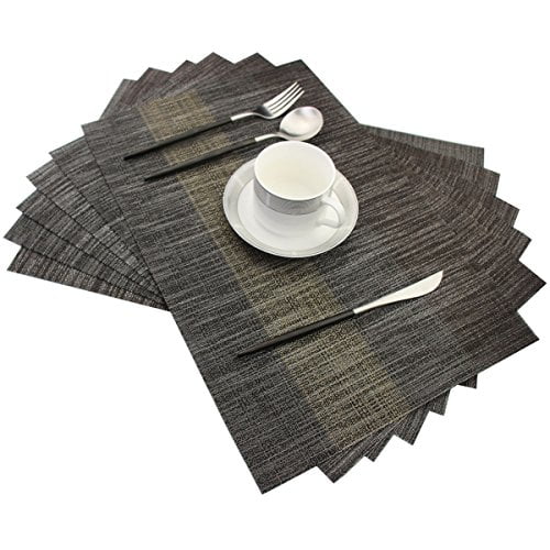 Bright Dream Placemats Washable Table Placemats Plastic Wipe Clean for