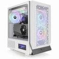 thumbnail image 6 of Thermaltake Ceres 300 Snow Edition Mid Tower E-ATX Computer Case With Tempered Glass Side Panel; 2xCT140 ARGB Fan Preinstalled; Rotational PCIe Slots & GPU Holder; CA-1Y2-00M6WN-00, 6 of 6