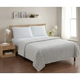 thumbnail image 2 of Nestl Ultra Plush Cozy Faux Fur Heavy Warm Rabbit Bed Blanket, 55 x 82, Silver, 2 of 5