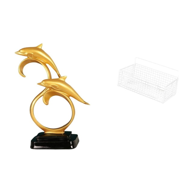 Figura De Delfín Moderna Y Realista, Adorno Coleccionable De Escritorio Para El Hogar, La Oficina, La Entrada, El Armario, La Chimenea, La Mesa, La Estantería.