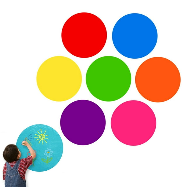 Coofit Endroit sec effaçable de table imperméable amovible pour table, sticker mural effaçable à sec