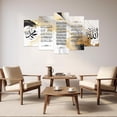 thumbnail image 3 of ZHONGYUTONG Islamic Wall Art 5 Pieces Arabic Calligraphy Poster Ayatul Kursi Canvas Pictures Prints Islamic Art Eid Decor Framed Muslims Islamic Gifts (8x14inx2pcs 8x18inx2pcs 8x22inx1pcs), 3 of 4