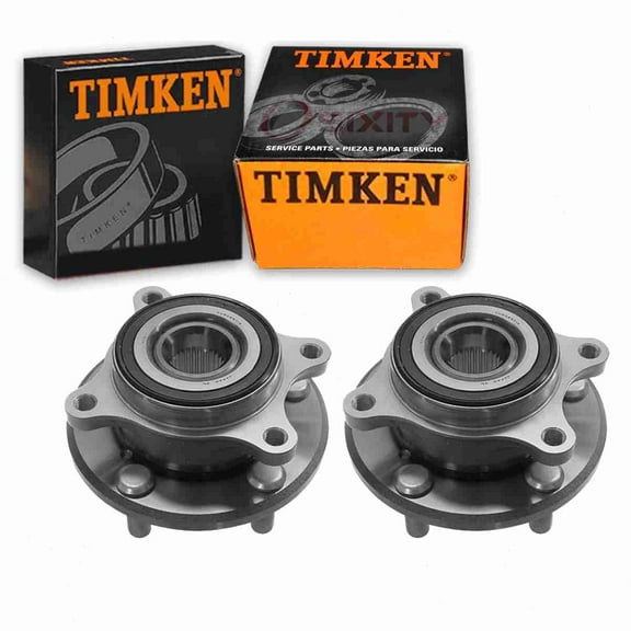 2 pc Timken HA590147 Wheel Bearing Hub Assembly for 44200SJA008 513252 713252 BR930755 Driveline Axle Axles Hubs
