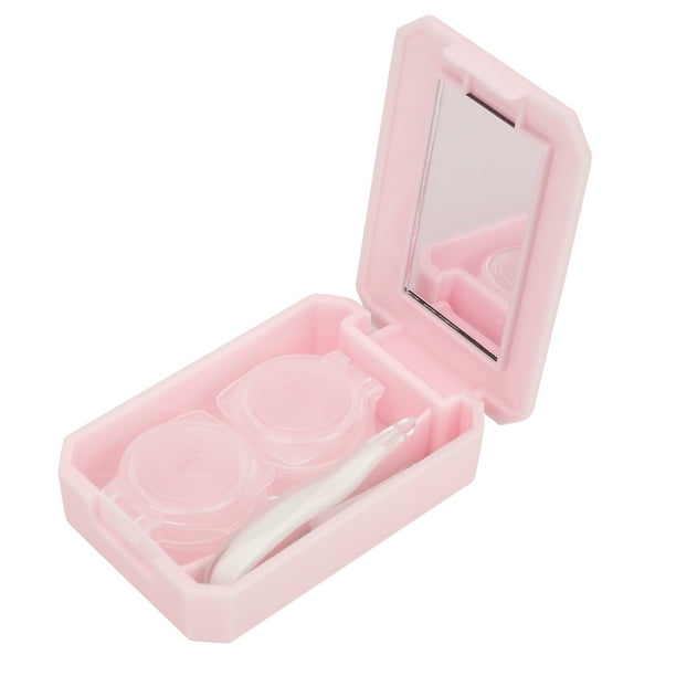 Estuche para lentes de contacto portátil, caja para lentes de contacto Kit de estuche para lentes de contacto Estuche para lentes de contacto Rendimiento de primer nivel